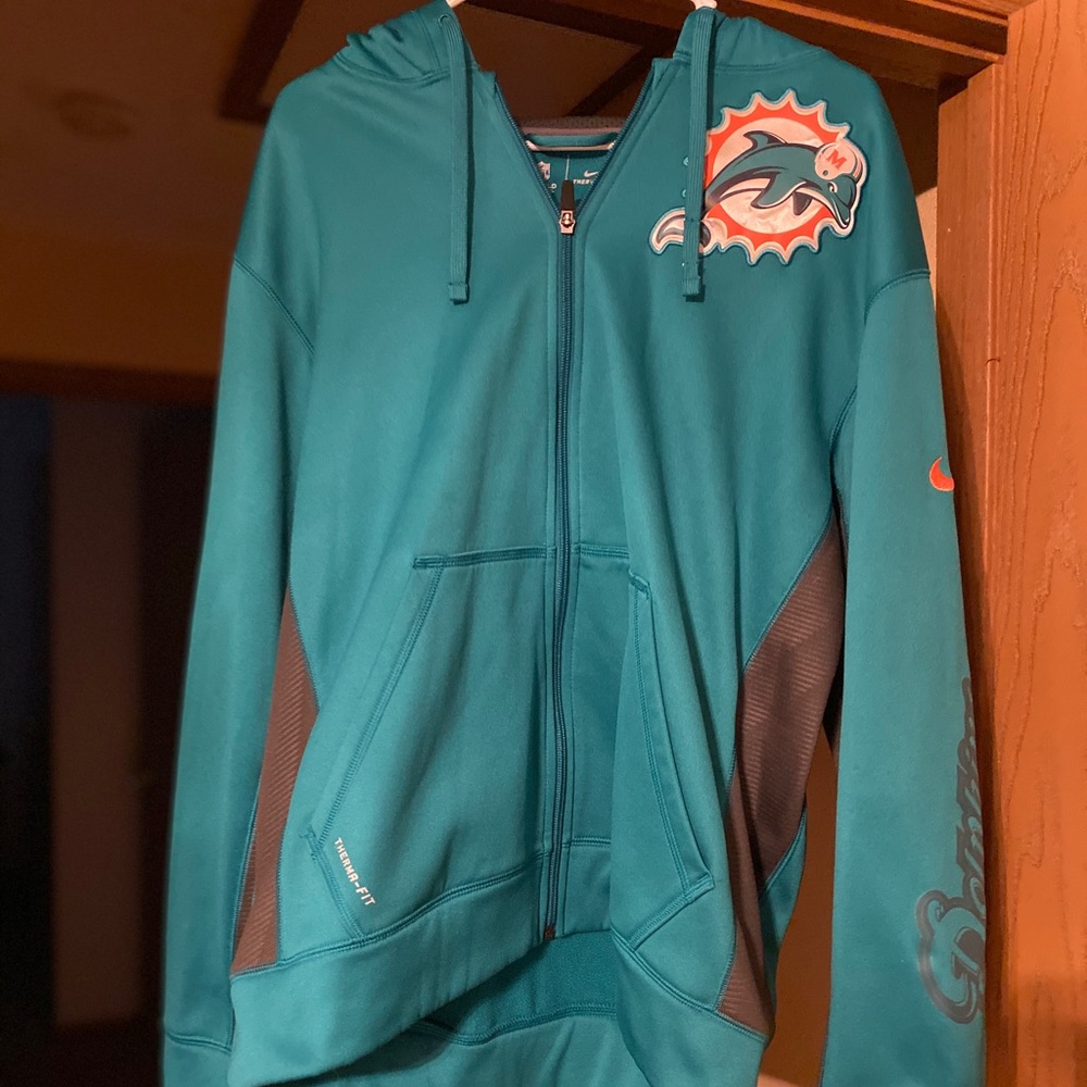 Miami Dolphins ZIP Up w/ hood